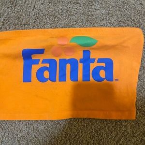 Fanta tube top and Panama Jack shorts